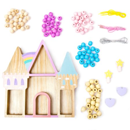 STORY MAGIC radošais komplekts Koka pils pērlītes, 205526 