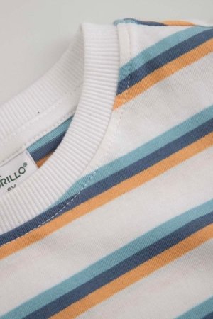 COCCODRILLO t-krekls ar īsam piedurknēm, balti, WC6143202MBK-022-104, 104 cm 