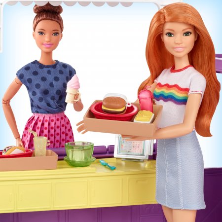 BARBIE pārtikas kravas mašīnu rotaļu komplekts, GMW07 GMW07