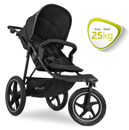 HAUCK ratiņi RUNNER 2, Black, 274200 