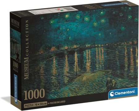 CLEMENTONI puzle Orsay Starry Night, 1000 gab., 37095 
