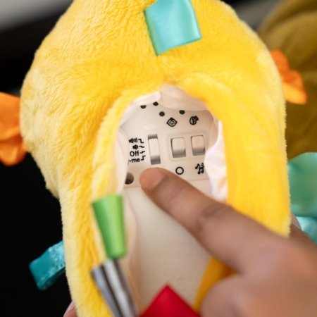 BABY EINSTEIN nomierinoša plīša rotaļlieta Seahorse Soother, dzeltena, 17400-000 