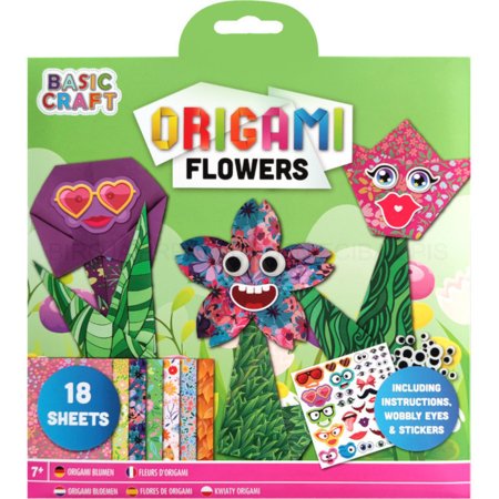 MOXY radošais komplekts "Origami ziedi/dzīvnieki", sortiments., 100096 