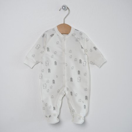 VILAURITA kombinezons ar apgrieztām vīlēm TOMMY, balts, art 1150, 56 cm 