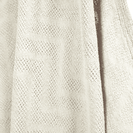 ROBA adīta sega SEASHELLS OYSTER, 80x80 cm, White, 306113G281 
