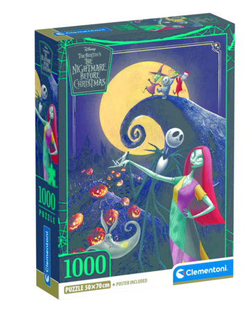 CLEMENTONI puzle Disney Murgi pirms Ziemassvētkiem, 1000 gab., 37060 