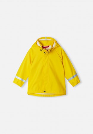 REIMA ūdensnecaurlaidīga jaka LAMPI, dzeltena, 140 cm, 521491A-6980 521491A-6980-116