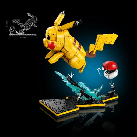72152 LEGO® Pokémon™ Pikaču un Pokebumba 
