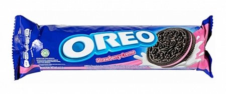 OREO cepumi STRAWBERRY CREME, 119,6 g., MIX0147 