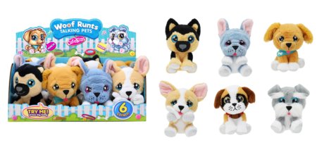 CUTEKINS plīša rotaļlieta ar skaņām Paw Pals, sortiments, 35055 