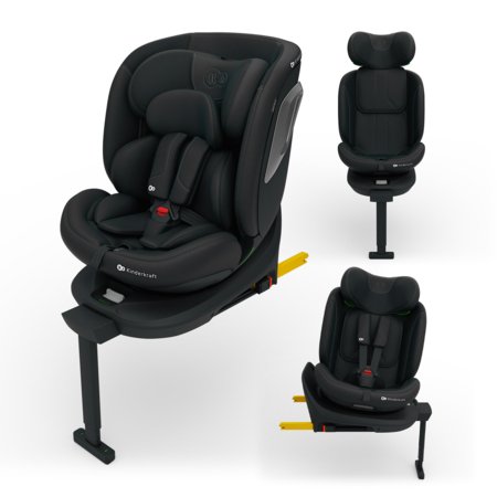 KINDERKRAFT autokrēsls I-360 2 PLUS, 40-150 cm., Black, KCI36002BLKPL00 