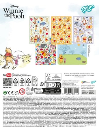 TOTUM WINNIE THE POOH logu uzlīmes, TT69021 