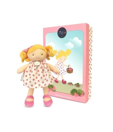 DOUDOU ET COMPAGNIE plīša lelle Zemene, 28 cm, JJ6064 