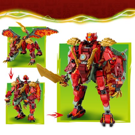 71868 LEGO® NINJAGO® Wyldfyre transformējamais pūķa robots 
