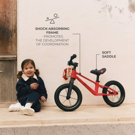 KINDERKRAFT līdzsvara velosipēds ETER, melns, KRETER00BLK0000 