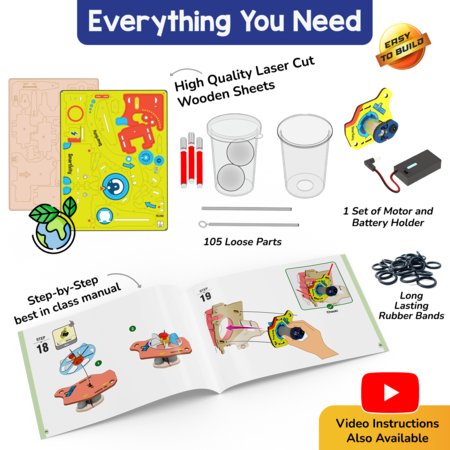 SMARTIVITY konstruktors – Motorizētie mehānismi, SMRT1245 