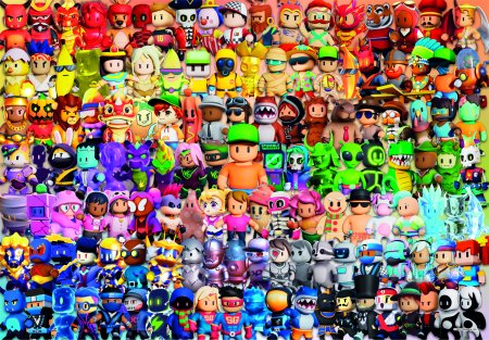 CLEMENTONI STUMBLE GUYS puzle, 180 pcs., 29321 