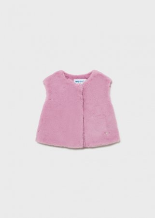 MAYORAL mākslīgās kažokādas veste 4E, mauve, 2390 18 2390-17 9