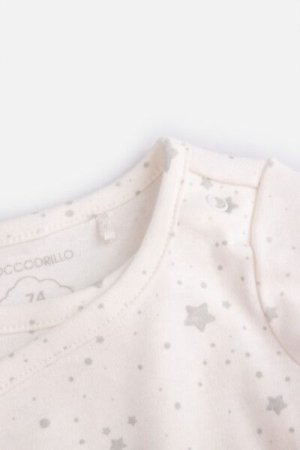 COCCODRILLO bodijs UNDERWEAR UNISEX, ecru, ZC4412601UNI-003-074, 74 cm