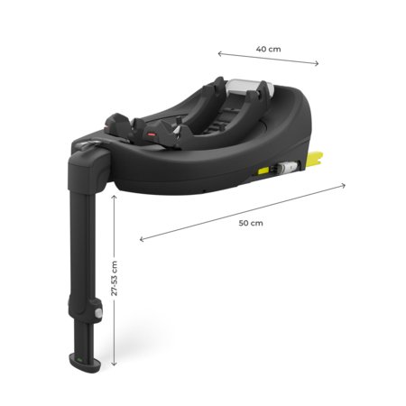 KINDERKRAFT autokrēsla bāze ENDURA SAFE FX, KCENSAFXBLK0000 