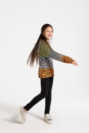 COCCODRILLO legini CARTOONS GIRL JUNIOR, melnas, ZC4122601CGJ-021-164, 164 cm 