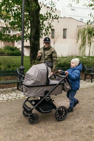 Milli ratiņi CITY 2in1, grey 