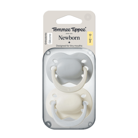 TOMMEE TIPPEE māneklītis silikona CLOSER TO NATURE 0-2 m., 2 gab., 433660 