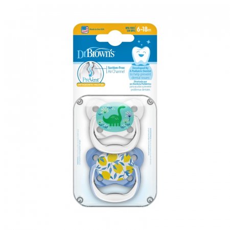 DR. BROWNS PreVent BUTTERFLY SHIELD knupis — 2. posms, Blue, 2 iepakojumā, PV22401-P4 PV22401-P4