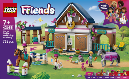 42688 LEGO® Friends Zirgu stallis un Izjāžu akadēmija 