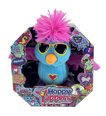 HAPPY YAPPERS interaktīvs plīša putniņš Bella Beep, 9392 