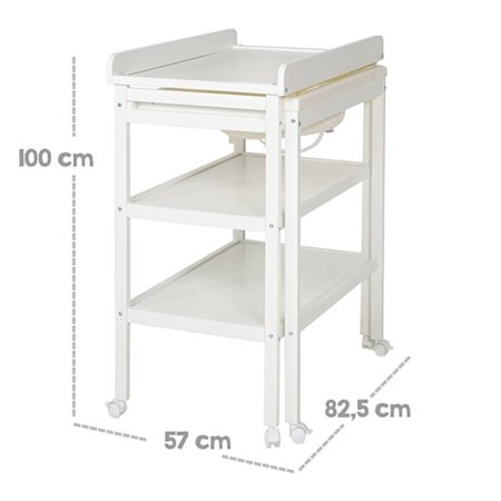 ROBA pārtinamais galds un vanna, White, 212063WEV230 