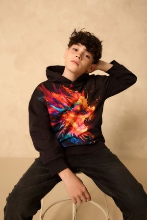 NEXT džemperis ar kapuci, F19703, 152 cm