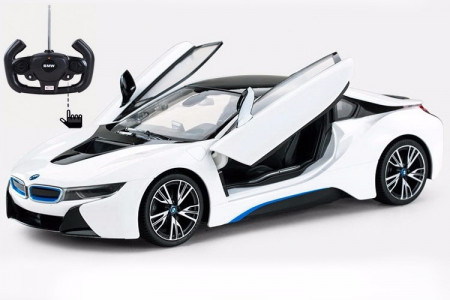 RASTAR rādiovadāms auto 1:14 BMW I8, 71010 71010