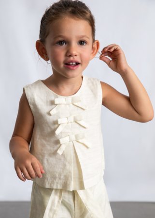 MAYORAL blūze bez piedurknēm, bone, 3.024-26, 98  cm 