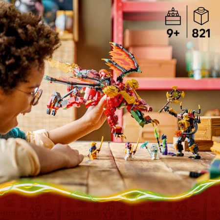 71868 LEGO® NINJAGO® Wyldfyre transformējamais pūķa robots 