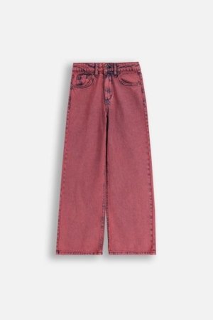 COCCODRILLO bikses JEANS COLLECTION GIRL, sarkans, ZC5123107JCG-017-164, 164 cm 