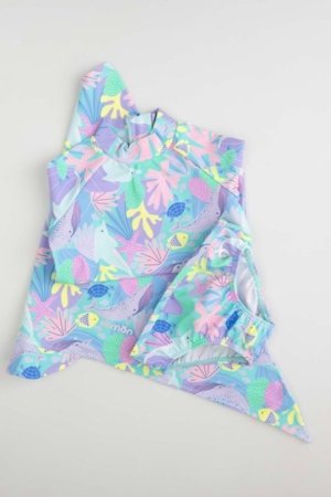 LEMON peldkostīms un cepure, krāsains, WL6376801SWG-022-092, 92 izmērs 