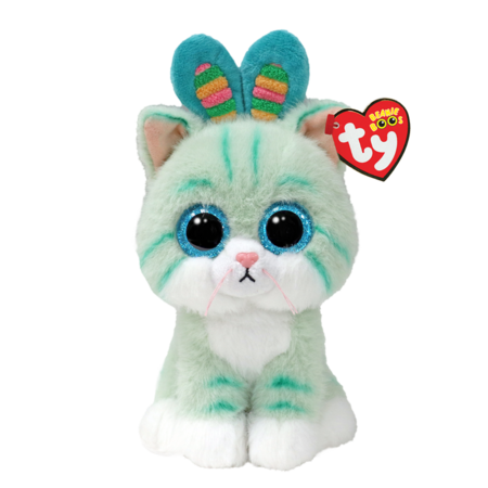 TY Beanie Boos plīša rotaļlieta Cat GUMDROP, TY37368 