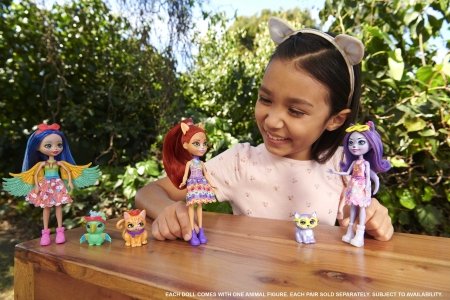 ENCHANTIMALS Tarla oranžais kaķis un lelle Kudlera, HHB91 HHB91