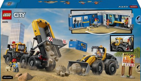 60494 LEGO® City Pašizgāzējs un frontālais iekrāvējs 