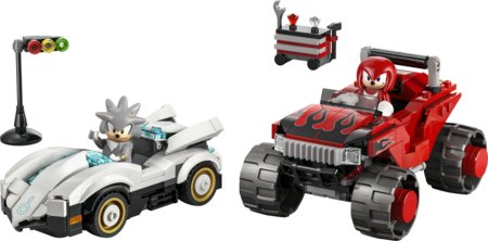 77118 LEGO® Sonic the Hedgehog™ Silver auto pret Knuckles monstru vāģi 