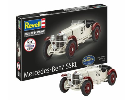 REVELL automašīnas modeļa sākuma komplekts Mercedes-Benz SSKL, 77737 
