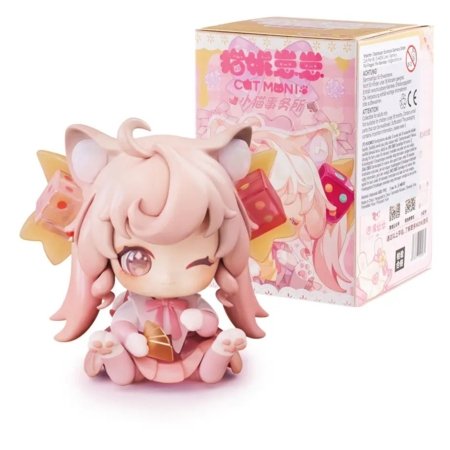 CAT MONI kolekcionējams tēls Sweet Emilya-Cub Kitten Office, sortiments., JG-MN005 