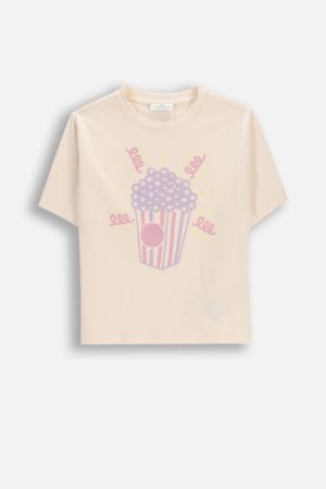 COCCODRILLO t-krekls ar īsam piedurknēm, smilšu krāsa, WC6143205HGK-003-110, 110 cm 
