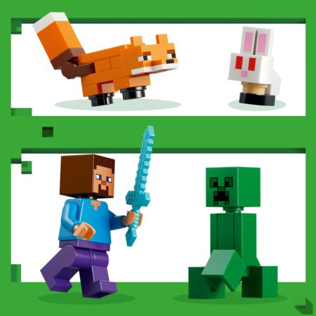 21583 LEGO® Minecraft® Steve piedzīvojums taigā 