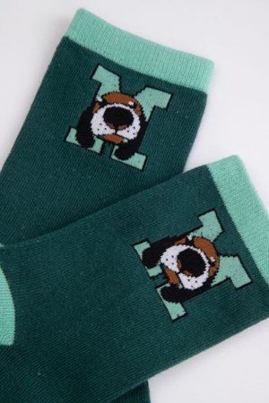 COCCODRILLO zeķes SOCKS BOY, zaļš, cm 