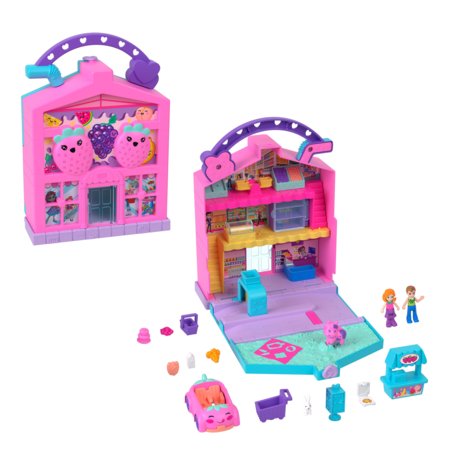POLLY POCKET komplekts zemeņu piena veikals, HRD45 