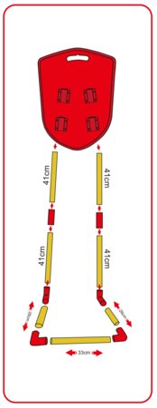 STAMP Iron Man rotaļu loka un bultu komplekts ar mērķi, IM725616 