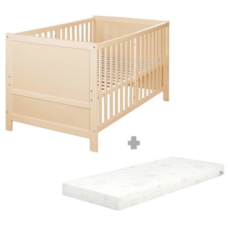 ROBA pārveidojama gulta ar matraci EASY SLEEP, 70x140 cm., Natural, 0194NA-M 