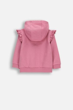 COCCODRILLO džemperis ar rāvējslēdzēju ar kapuci, rozā, WC6132401HGN-007-062, 62 izmērs 